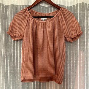 Madewell Puff Sleeve Short Sleeve Top